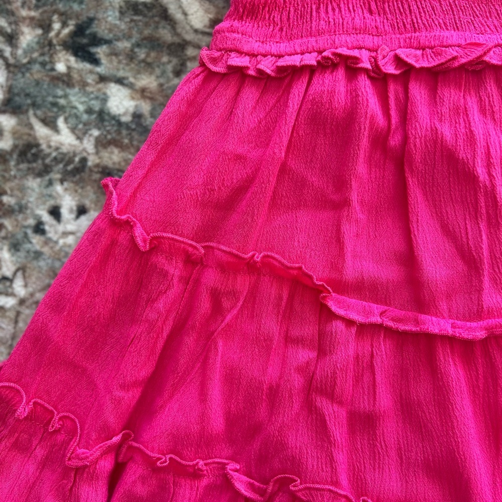 Lulu's Hot Pink Ruffled Mini Dress - Picture 4 of 14
